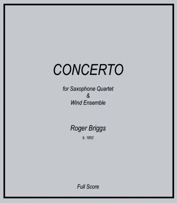 CONCERTO for Sax